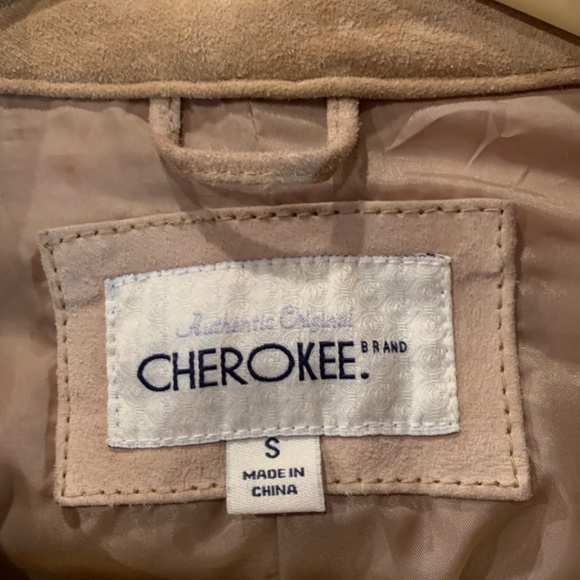 Cheroke Suede jacket, size small, light tan - Picture 2 of 9